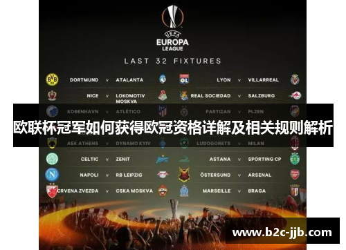 欧联杯冠军如何获得欧冠资格详解及相关规则解析